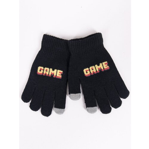 Yoclub Kids's Gloves RED-0108C-AA5E-003 Cene