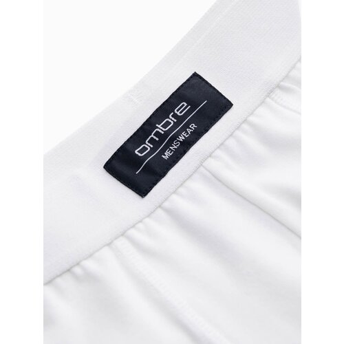 Ombre BASIC men's single color matching boxer shorts with elastane - 3 pack mix OM-UNBB Cene