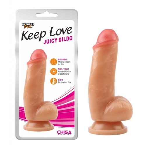  Dildo Juicy, 18cm, Boja kože Slike