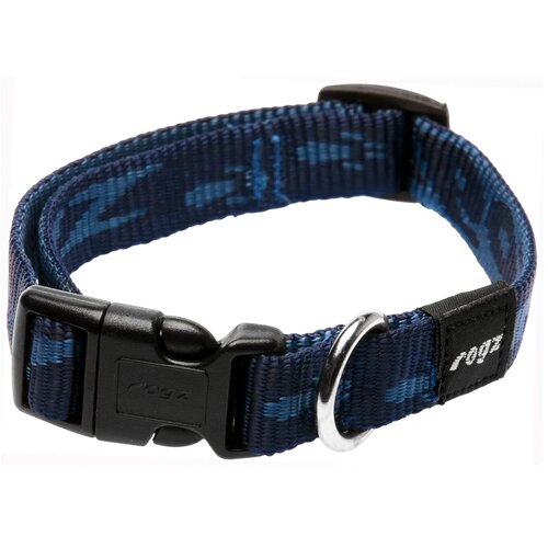 Rogz alpinist ogrlica za pse od mekane tkane trake m — 26–40 cm plava Cene