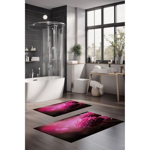  Set prostirki za kupatilo CT-5121, 2 komada, roze Cijene