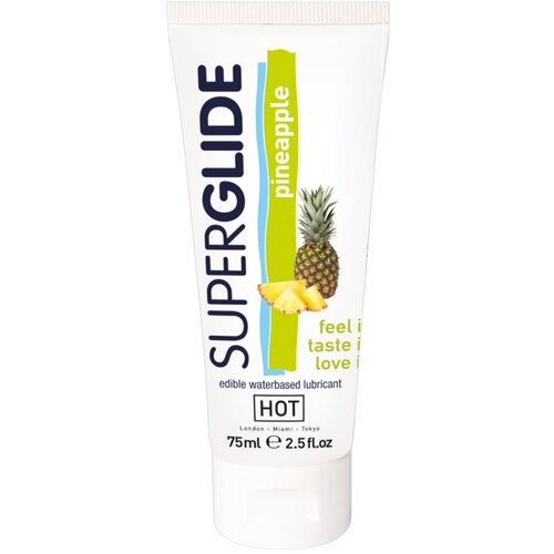 Hot Superglide Ananas - užitna lubrikanta (75ml) Cene