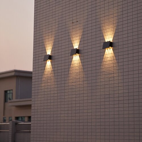  LED solarno zidno svetlo ALF LED/4W/1300 mAh 3000K IP54 crno Cene