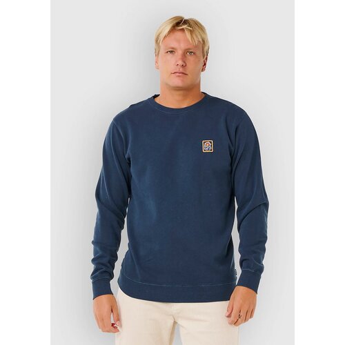 Rip Curl Pacific Rinse Patch Crew Pulover dark navy Slike