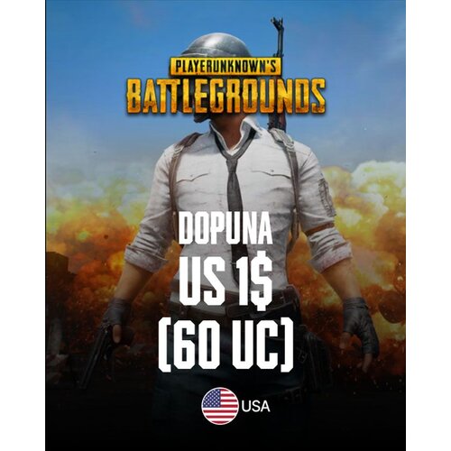 PUBG dopuna - us 1$ (60 uc) / digital Slike