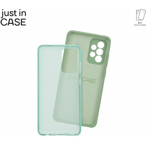 Just In Case 2u1 extra case mix paket zeleni za A52S 5G Slike