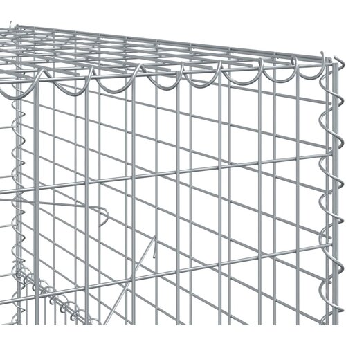  Gabionska ko&amp;scaron;ara s poklopcem 800x100x150 cm pocinčano željezo Slike