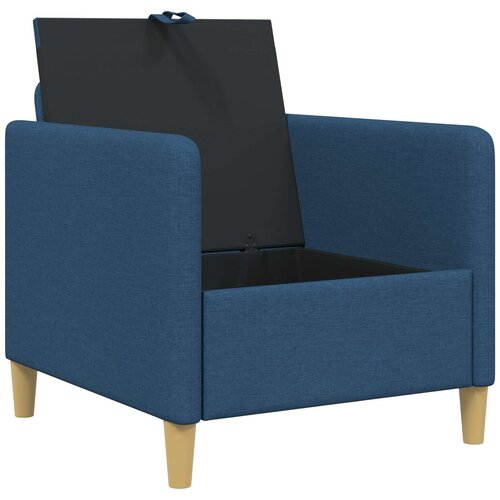 SOFA s pohranom Plava 72 x 78 x 87 cm Poliester Slike