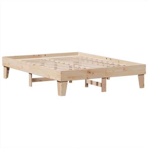 VidaXL Okvir kreveta bez madraca 150 x 200 cm od masivne borovine Slike