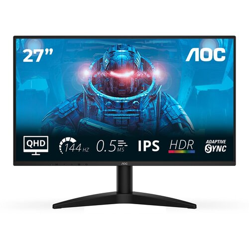 AOC B3 Q27B36X računalni monitor 68,6 cm (27&amp;quot;) 2560 x 1440 pikseli Quad HD LED Črna Slike