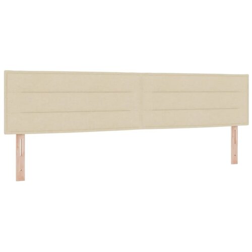  Boxspring krevet s madracem Krem 200 x 200 cm Tkanina - Krem 200 x 200 cm Dizajn linija Slike