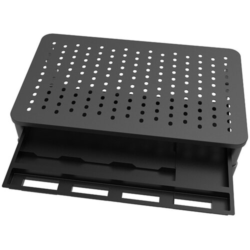 INF Aluminijast podstavek za monitor - črno stojalo za dvig prenosnika in zaslona za ergonomsko delovno mesto in urejeno mizo, (5000284209) Cene