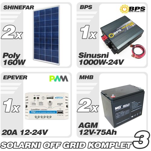 BPS Solarni fotonaponski komplet 3 Cene