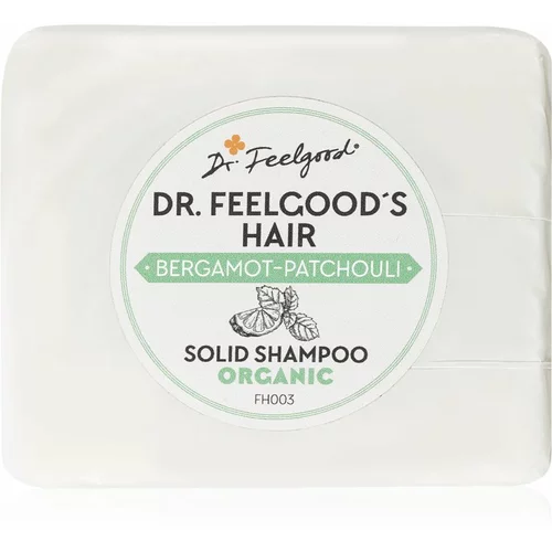 Dr. Feelgood Bergamot-Patchouli organski trdi šampon 100 g