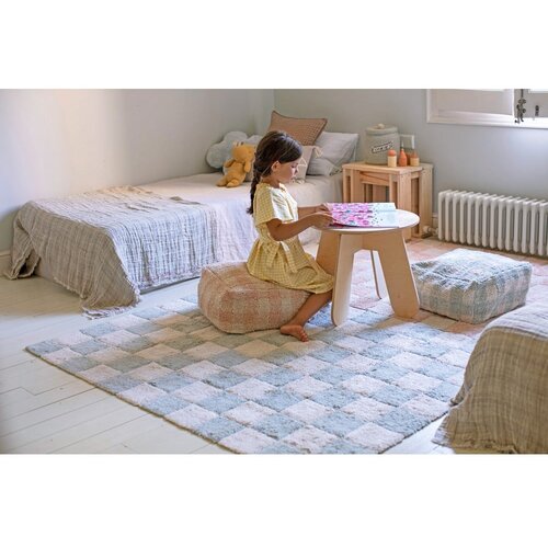 Lorena Canals Svetlo moder tabure Vichy Blue Sage &amp;ndash; Slike