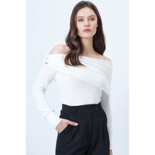 Trend Alacati Stili Ženska bluza Alc-X14557, Krem Cene