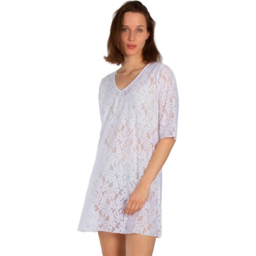 AKER Kaftan za plažu Lace Detailed beli Cene