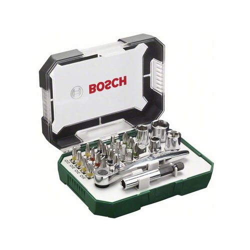 Bosch 26-delni set bitova odvrtača i čegrtaljki Cene