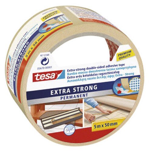Traka LJEPLJIVA OBOSTRANA 50MM/5M EXTRA TESA 5670 -0 Cene