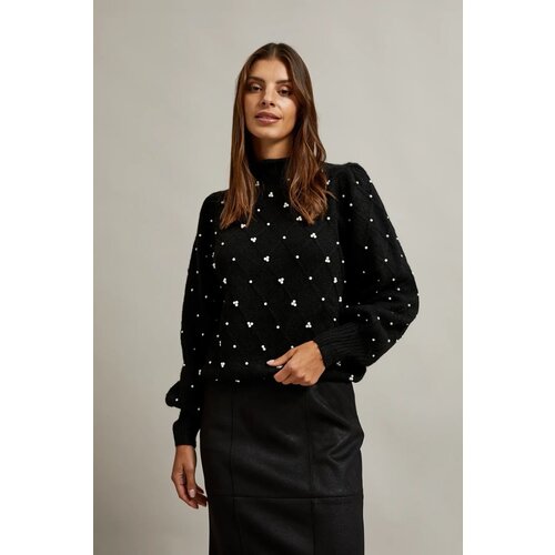 Marisse Women's Sweater Z-Sw-4528 Black Cene