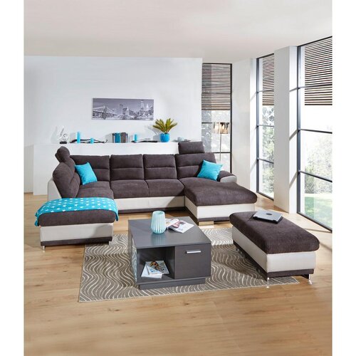 Premium Living Sedežna Garnitura Seaside, Z Leži&amp;scaron;čem, Predalom, Oblika U Slike