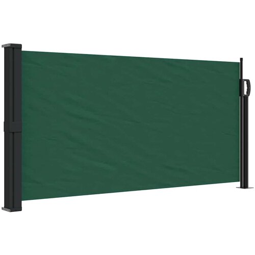 Maison Chic Zložljiva stranska tenda - Senčniki temno zelena 100x300 cm, (22041362) Slike