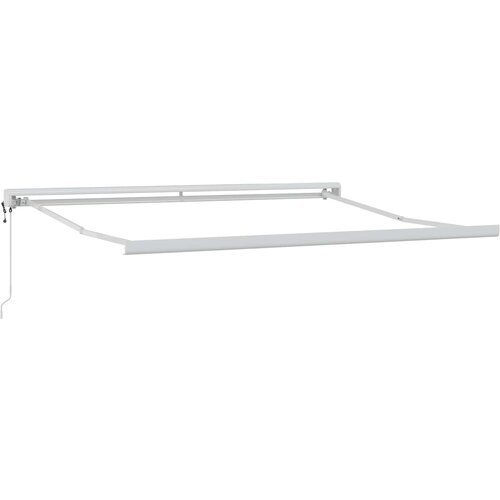  Povlačivi tende Sivosmeđa 400 &amp;times; 300 cm Tkanina i Metal Slike