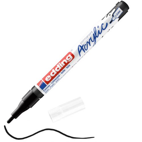 Marker AKRILNI 1-2 MM EDDING 5300901 CRNI Cene