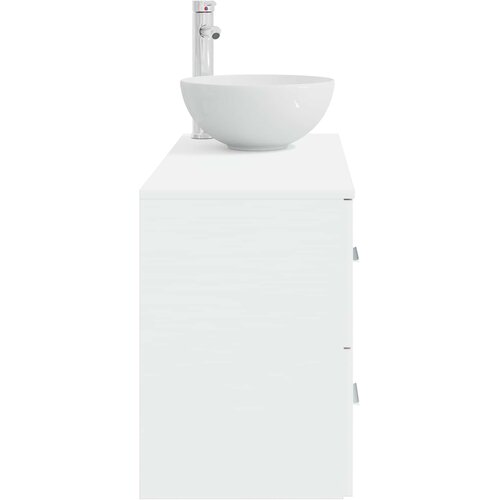  Set namje&amp;scaron;taja za kupaonicu 2 kom. Bijela Konstruirano drvo 49,5 x 41 x 80 cm Slike