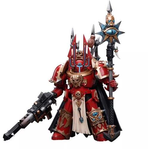 JOY TOY Warhammer 40k Action Figure 1/18 CSM Crimson Slaughter Sorcerer Lord in Terminator Armour figura Slike