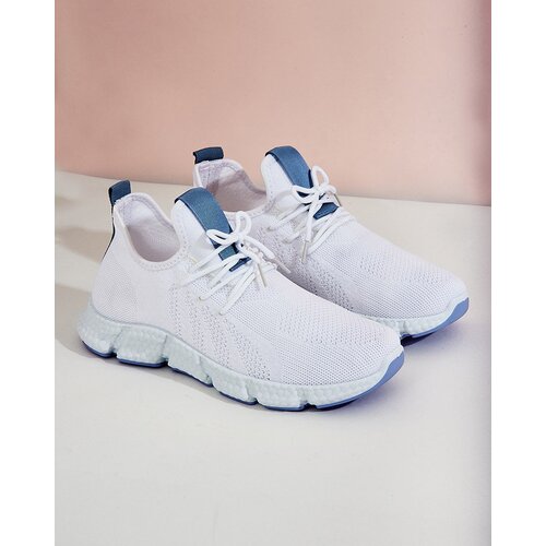Resti White and blue Baym women's sports shoes - Footwear Cene