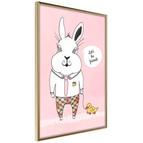  Poster - Friendly Bunny 40x60