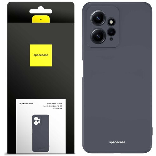Spacecase SILIKONSKI OVITEK ZA XIAOMI REDMI NOTE 12 4G ČRN, (21962077) Cene