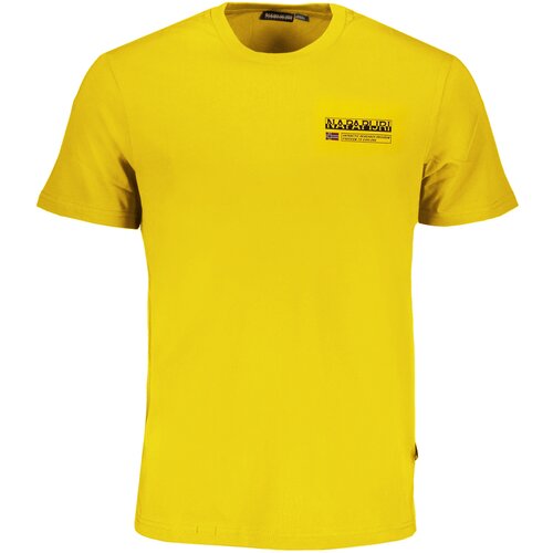 Napapijri YELLOW MEN&amp;amp;#39;S SHORT SLEEVED T-SHIRT Slike
