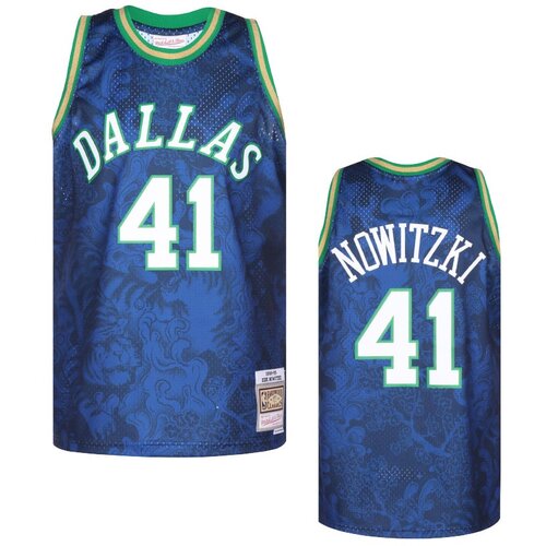 Mitchell And Ness dirk nowitzki 41 dallas mavericks 1998-99 asian heritage cny 4.0 swingman dres Cene