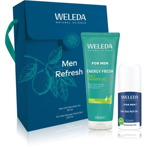 Weleda Men Refresh darilni set za mo&amp;scaron;ke Slike