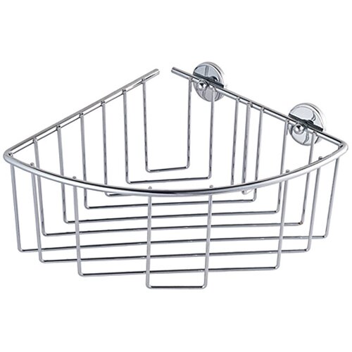 Tesa kutna košarica za tuš kabinu BT111P (20,5 x 21 x 11,5 cm, jednokatno, kromirano) Cijene