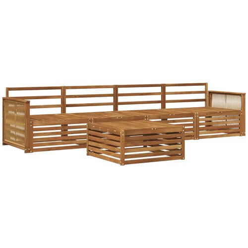 vidaXL Zunanja garnitura za sedenje 5 pcs Naravna Masiven les akacije, (5000282425) Cene