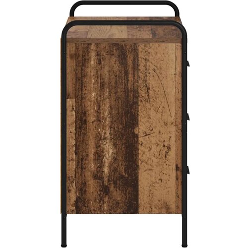  Ormar s ladicama Staro drvo 70 x 39 5 x 71 cm Konstruirano drvo - Staro drvo Slike