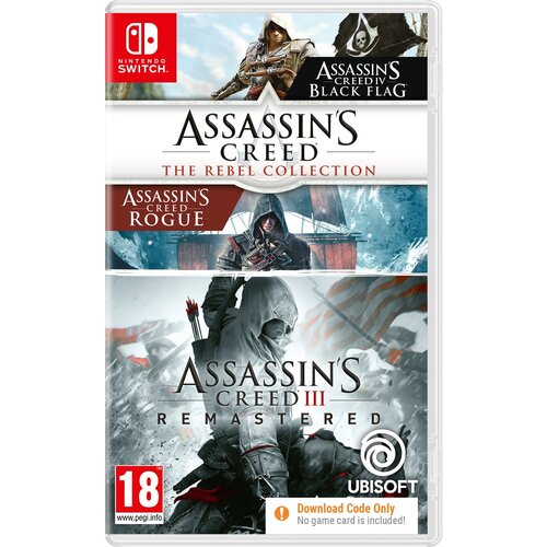 Assassin&amp;#039;s Creed Switch Assassin&amp;#039;s Creed Triple Pack ( Assassin&amp;#039;s Creed 3 + Black Flag + Rogue) Code In A Box Slike