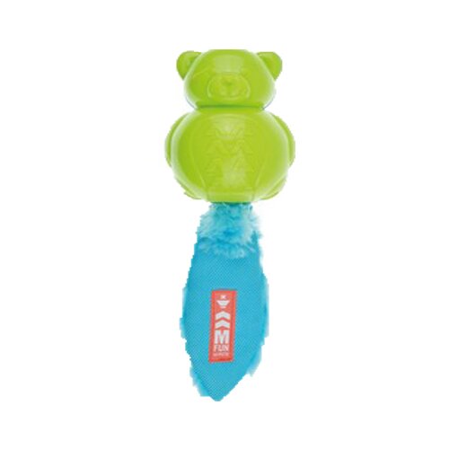 M Pets Igračka za pse u obliku medveda, Zeleno- plava Cene