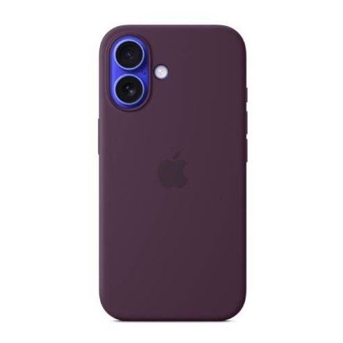 Apple iphone 16 silicone case with magsafe MYY43ZM/A - plum Cene