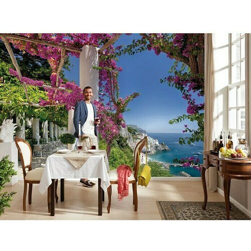Komar Potiskana tapeta Amalfi (8 -del., Š x V: 368 x 254 cm, Papir) Cene