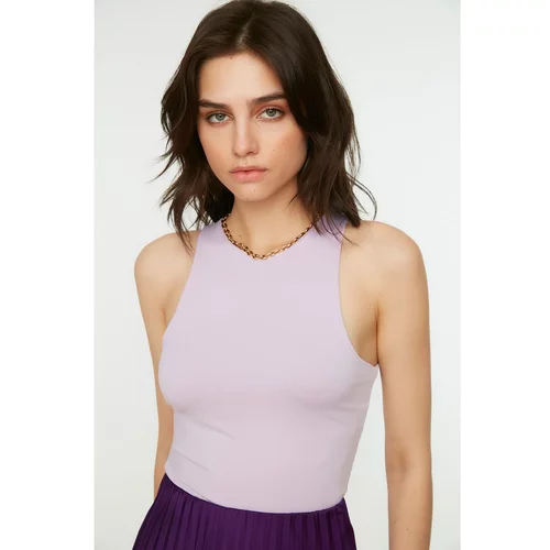 Trendyol Lilac Snap Knitted Body