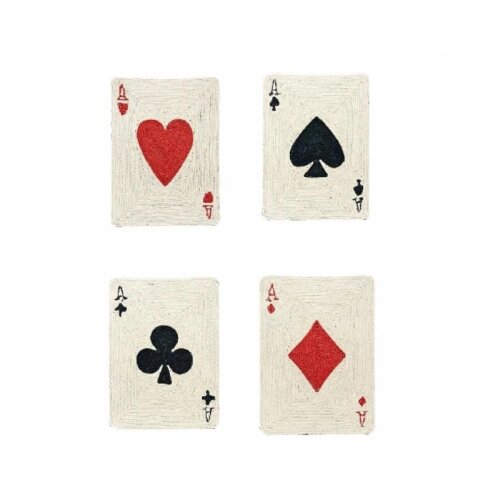  Grebalica Poker 49x35x0.5cm-4kom Cene