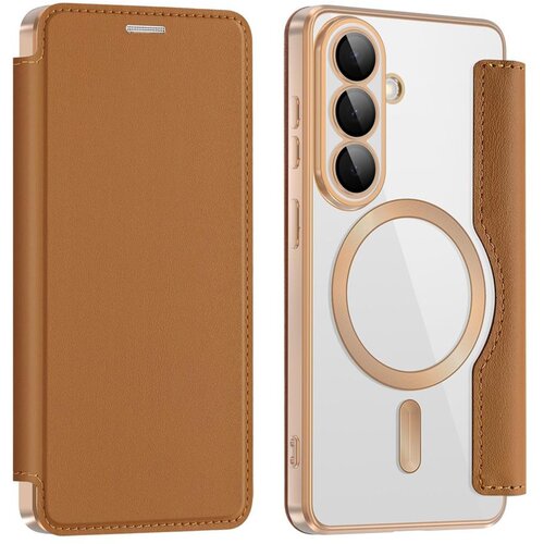  Maska za Samsung Galaxy S26 S941B Magsafe Lux Bi Fold, Braon Cene