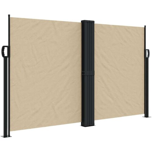  Uvlačiva bočna tenda bež 140 x 600 cm Slike