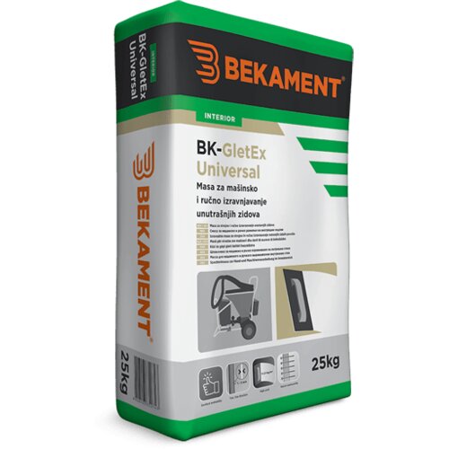 Bekament bk-gletex universal 25/1 masa za mašinsko i ručno izravnavanje Slike