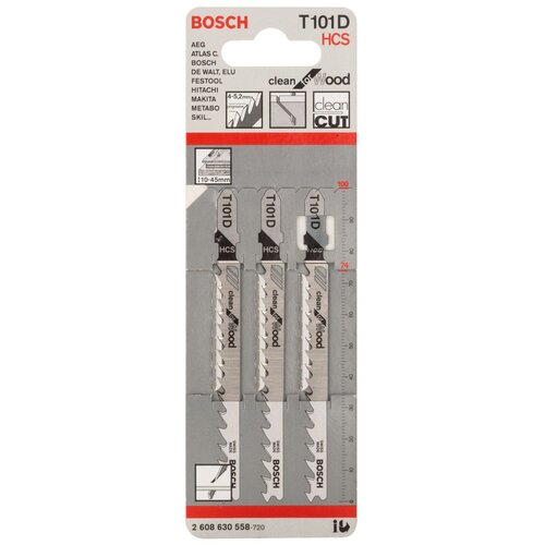 Bosch LIST VBODNE ŽAGE T 101 D 3-DELNI KOMPLET Cene
