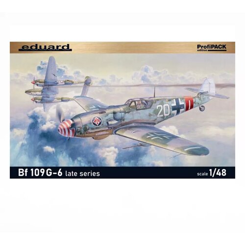 Eduard model kit aircraft - 1:48 bf 109G-6 late series Slike